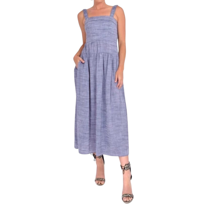 Gilner Farrar Julien Dress - Blue Chambray