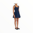 SIMKHAI Eleodra Denim Mini Dress - Imperial
