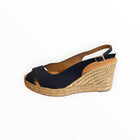 Pinaz Sling Back Wedge - Navy