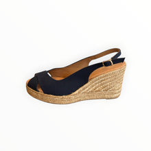Pinaz Sling Back Wedge - Navy