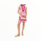 Sail To Sable Pink Ikat Sleeveless Classic Tunic