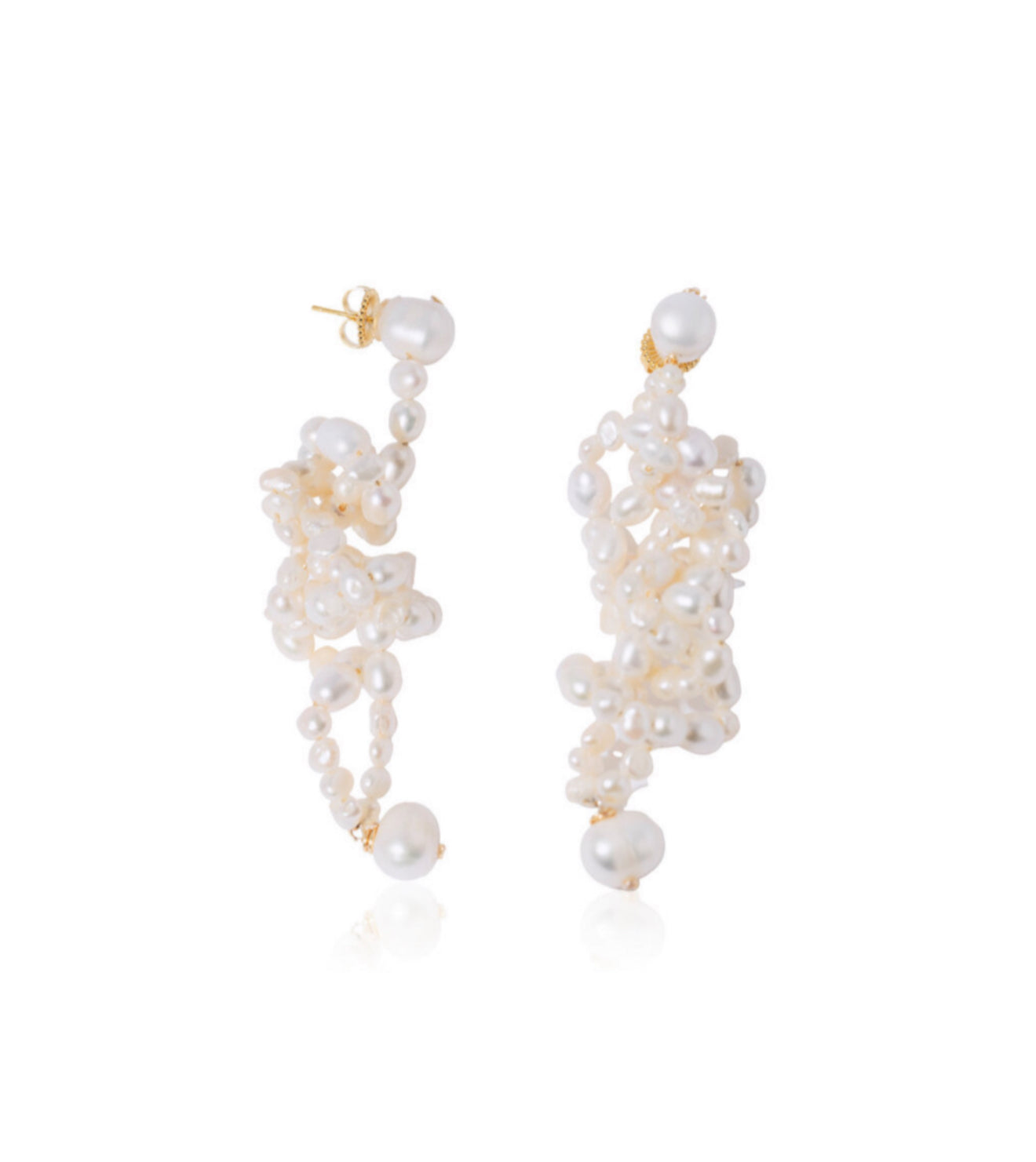 Pearl Octopuss.y White Lotus Pearl Earrings