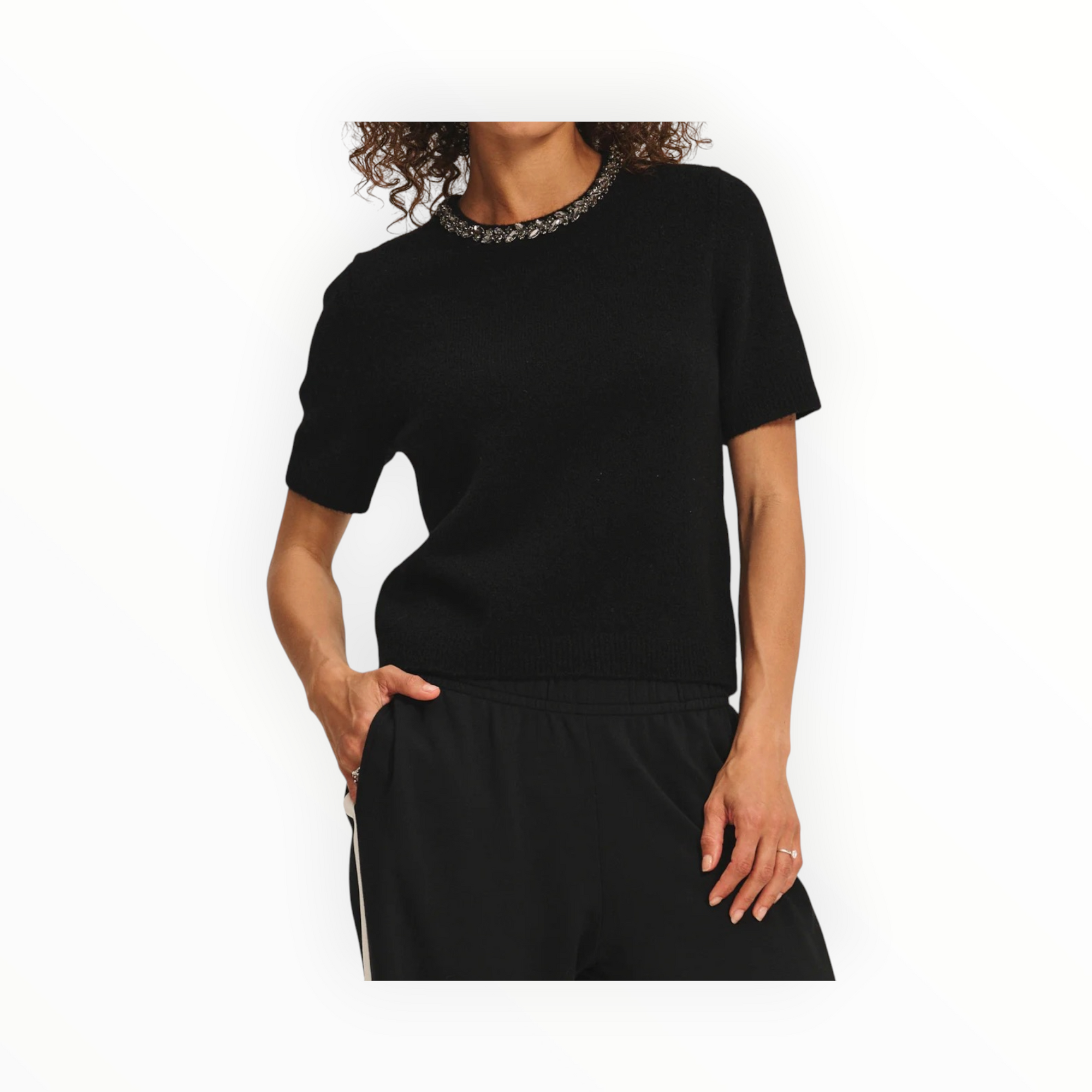 Velvet by Graham & Spencer Briana Sweater - Black