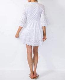 Sail to Sable Eyelet Charlotte Dress - What