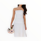 Generation Love Cody Crepe Pleat Dress - White