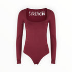 Simon Miller Rohe Stretch Nylon Bodysuit - Burgundy