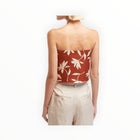 Anine Bing Stephanie Top - Terracotta Daisy Print