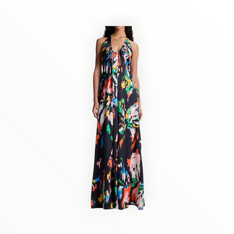 A.L.C. Al Gown - Black Multi