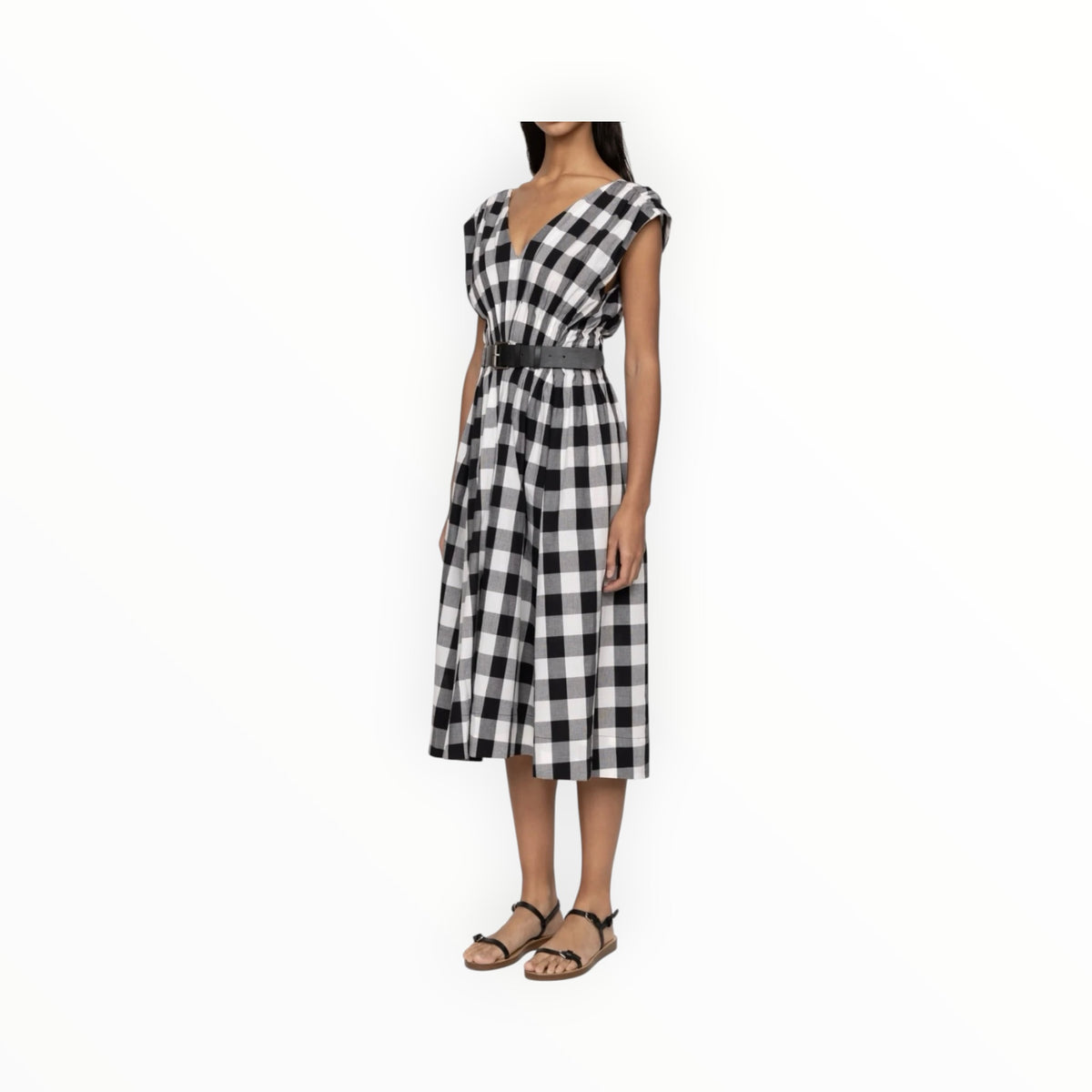 Sea New York Neci Gingham Midi Tank Dress - Multi