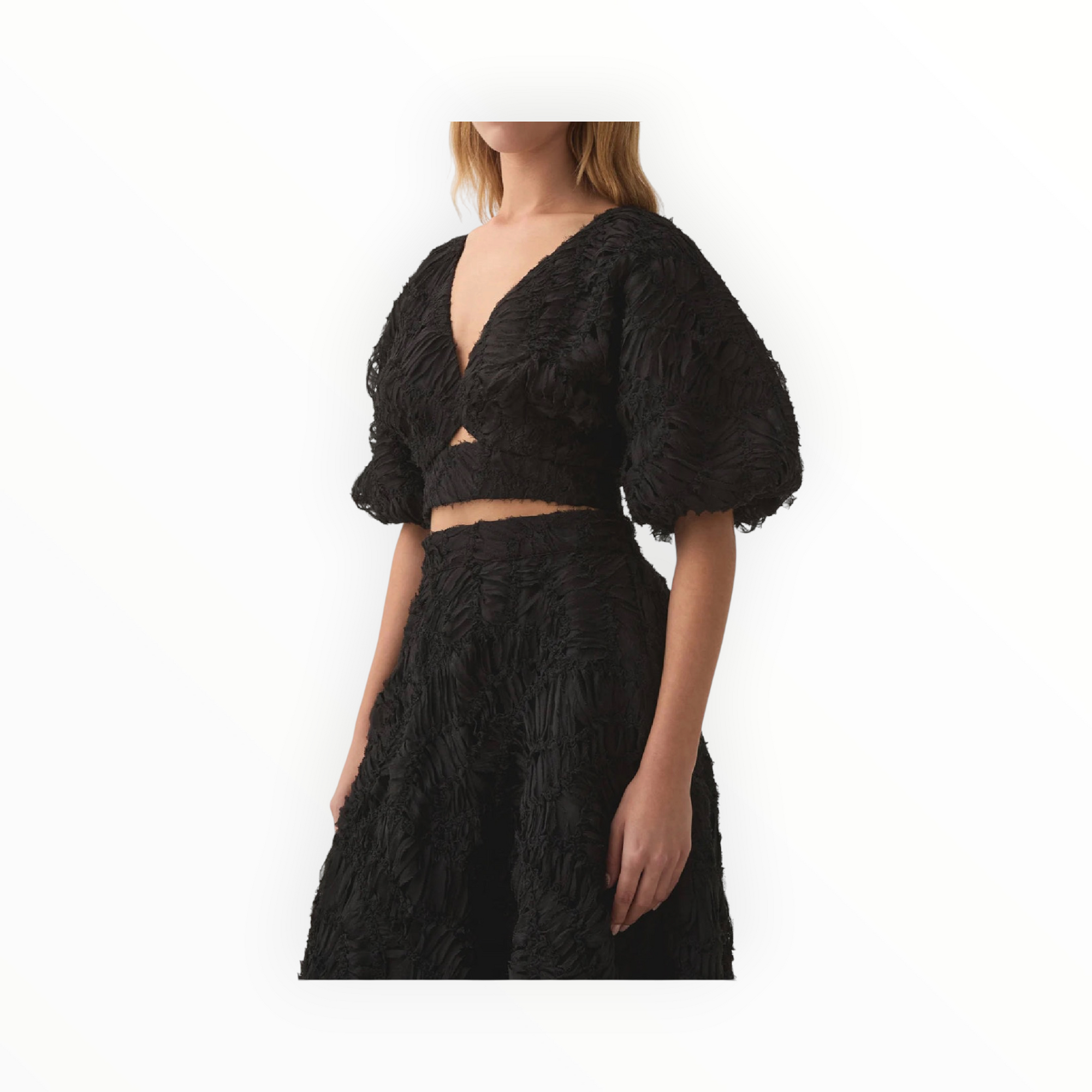 aje. Florential Top - Black