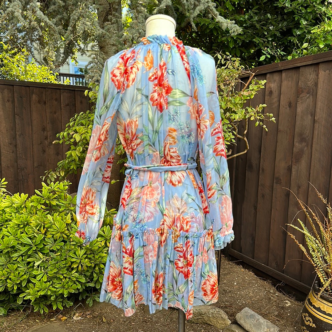 Christy Lynn Jenny Dress - Blue Garden