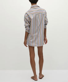 Faithful the Brand En Vau Oversized Shirt - Sifnos Stripe