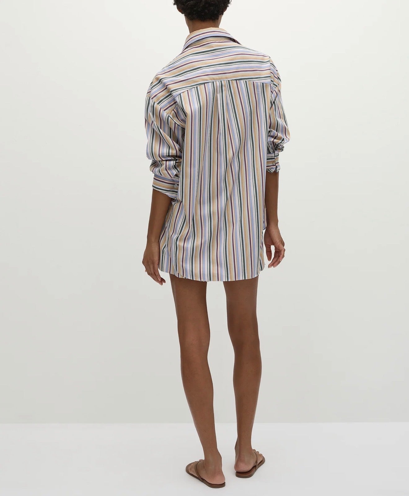 Faithful the Brand En Vau Oversized Shirt - Sifnos Stripe