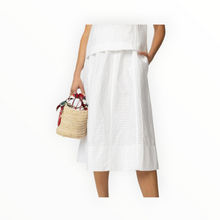 ODEEH Midi Skirt - White
