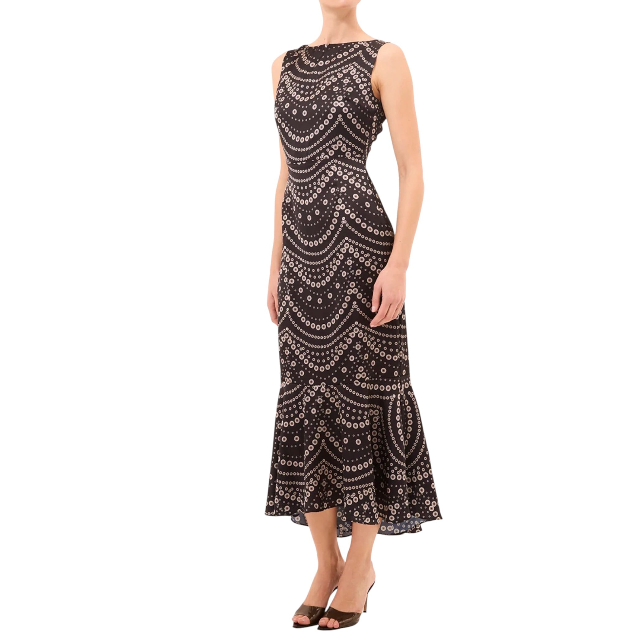 MISA Patricia Dress - Stranded Pearls Satin