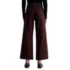 AG Jeans Saige Wide Leg Crop - Coffee Bean