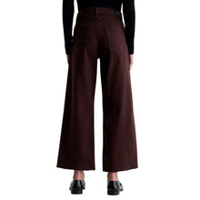 AG Jeans Saige Wide Leg Crop - Coffee Bean