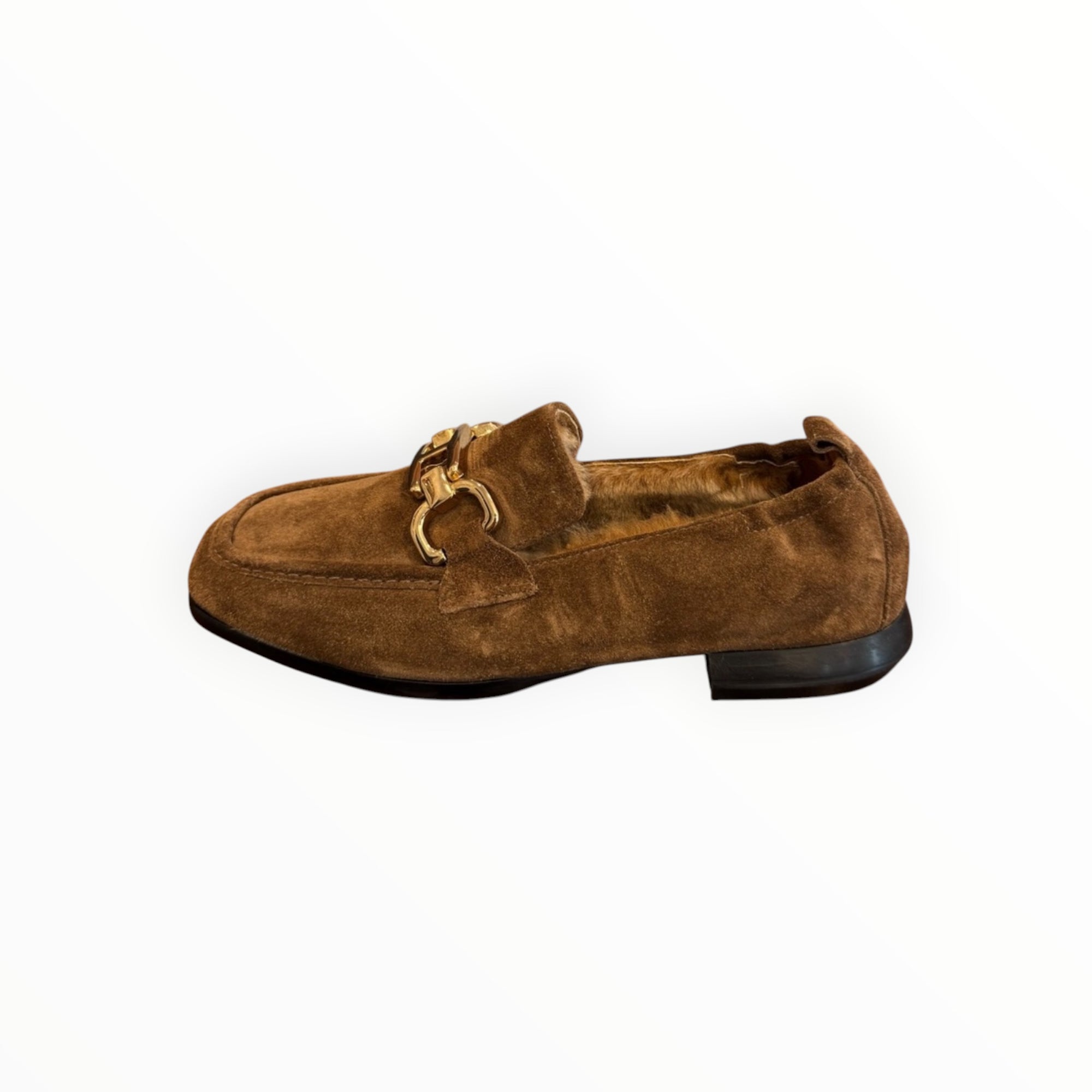 HOMERS Lena Shearling Loafer - Brown