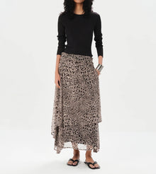 Maria Cher Baradero Lulu Midi Skirt - Brown