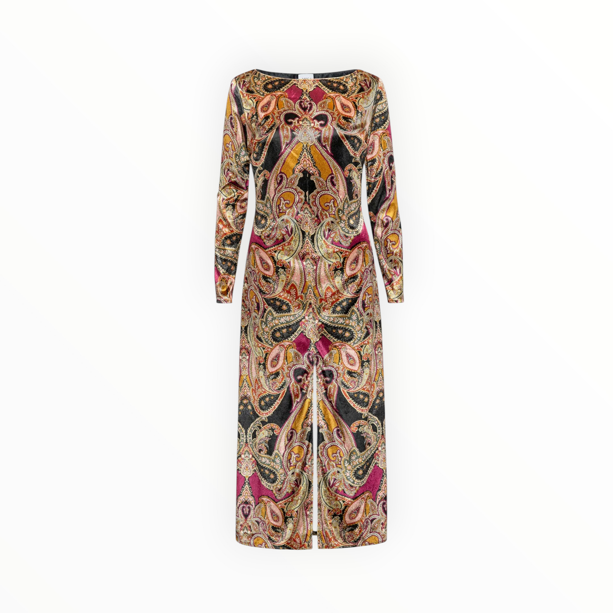 MISA Goldie Velvet Dress - Persian Paisley