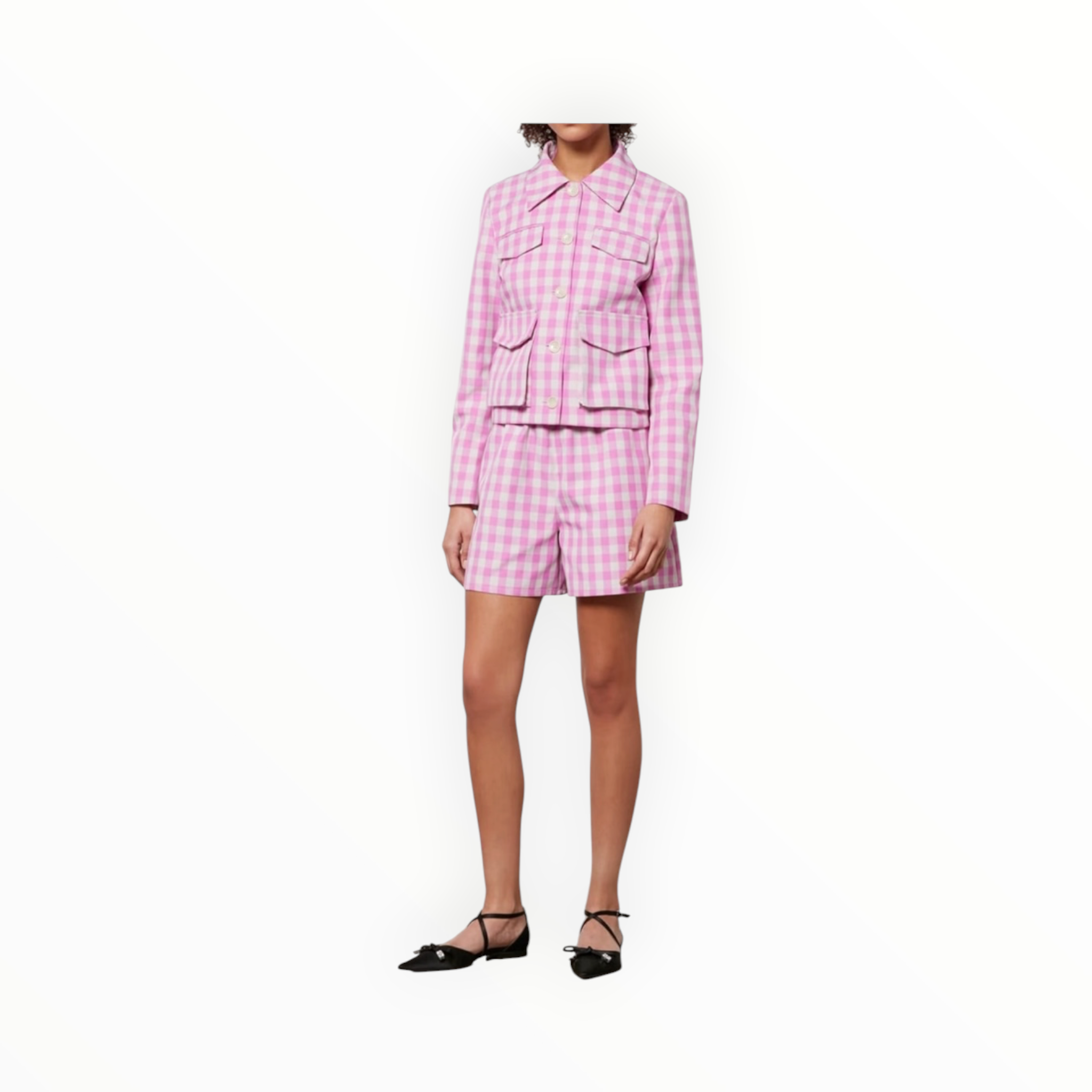 Baum und Pferdgarten Bijou Twill Jacket - Pink Copenhagen Check
