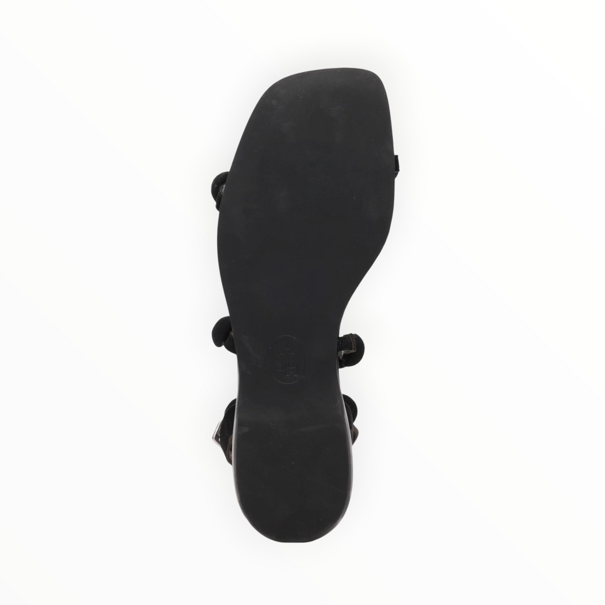 ASH Regy Pompom Sandal - Black