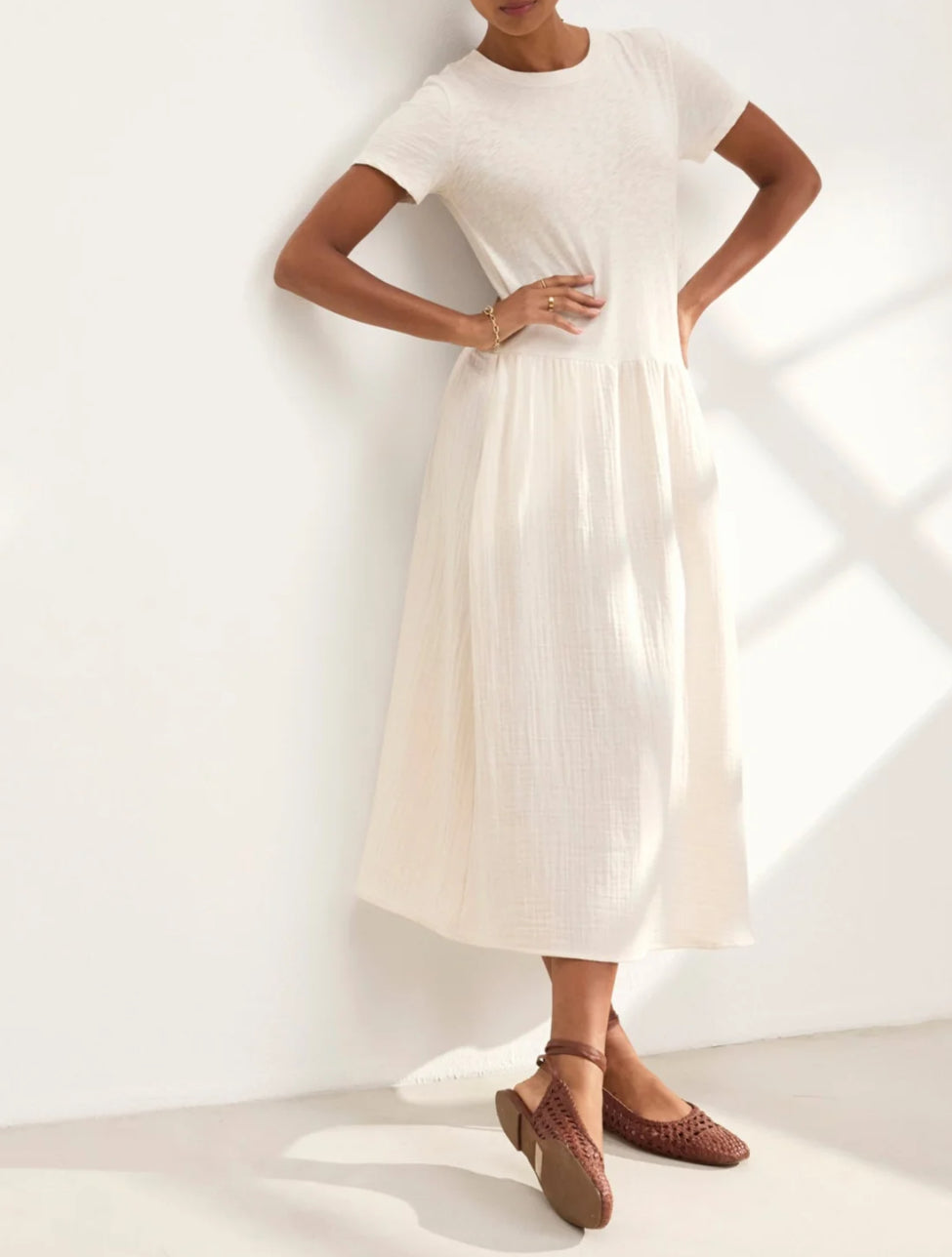 Velvet by Graham & Spencer Itza Dress - Bisque
