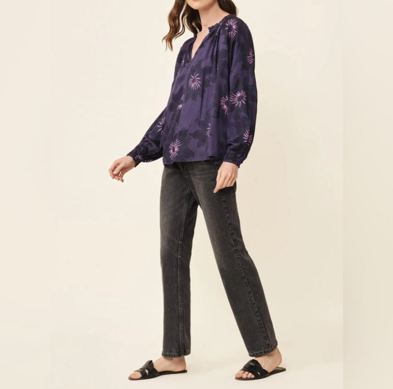 Omika Irma Blouse - Mara Midnight