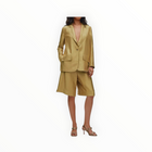 Rabens Saloner Alona Woven Jacket - Gold
