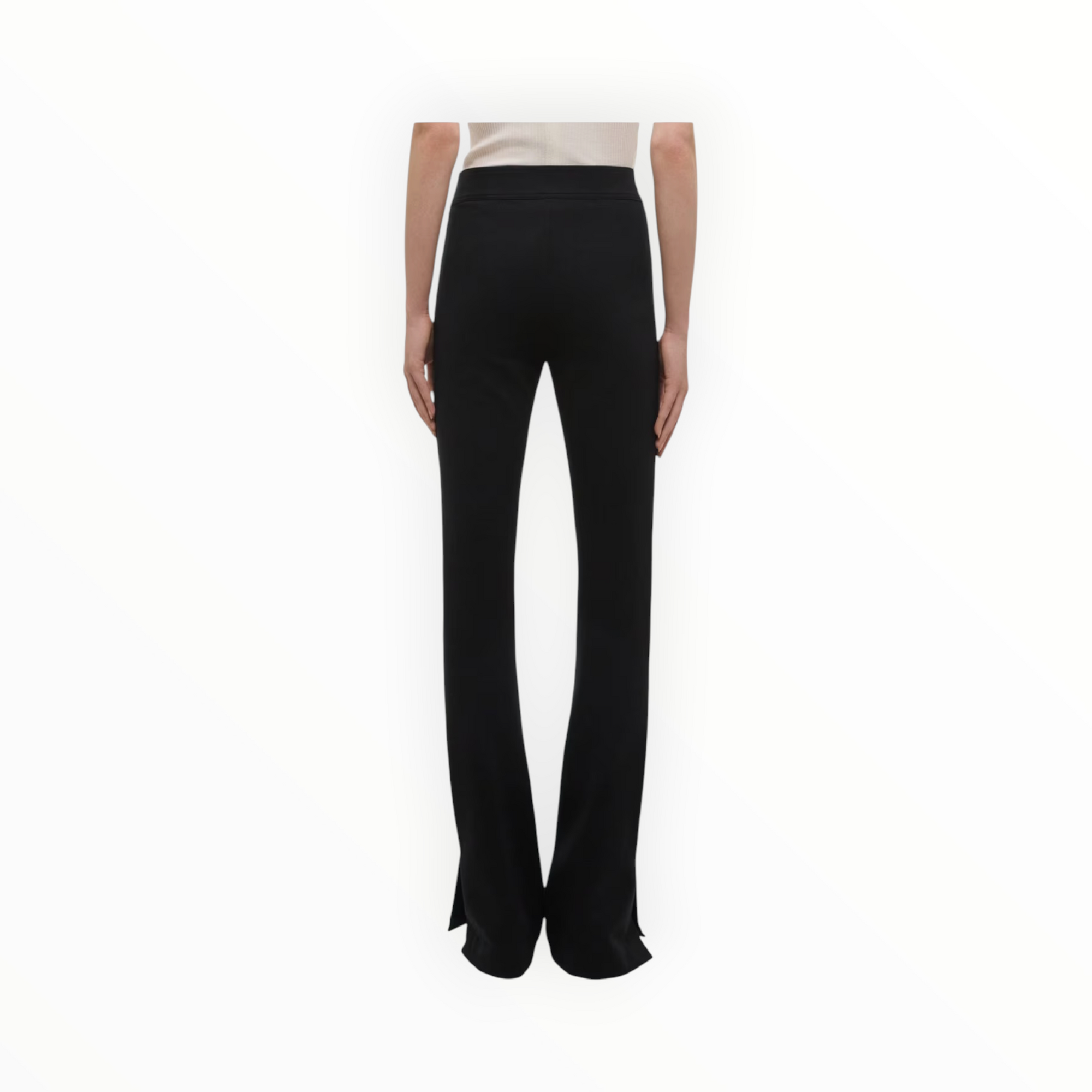 Helmut Lang Ponte Bootcut Pants - Black
