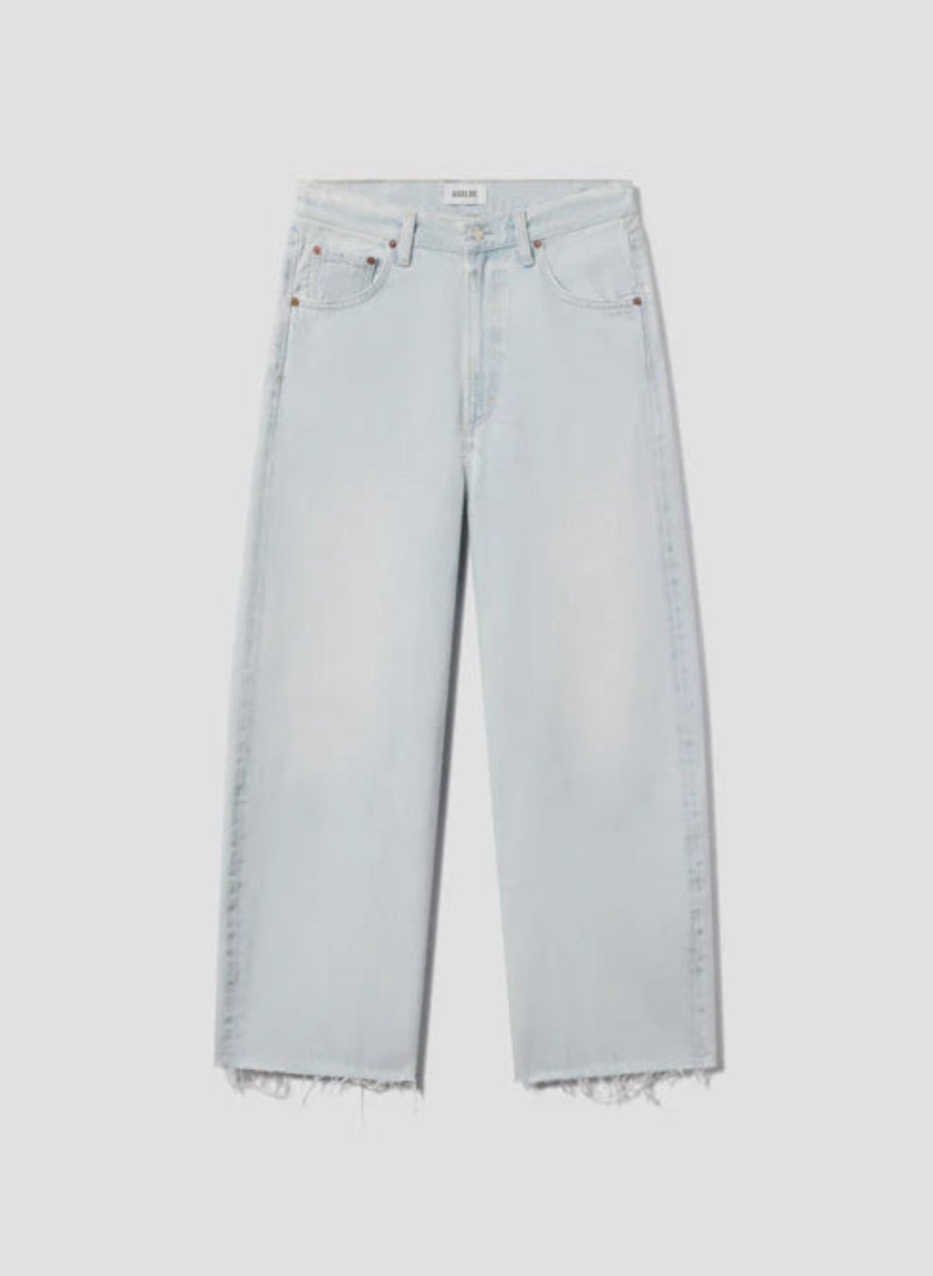 AGOLDE Low Curve Fray - Flourish