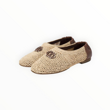 SIMKHAI Eden Raffia Ballet Flats - Natural