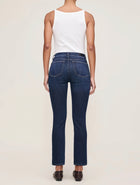 DL1961 Mara Straight Mid Rise Instasculpt Ankle Jeans - Eastside