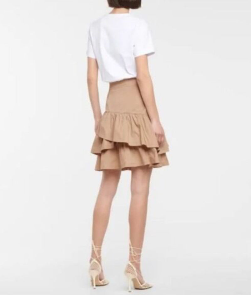 Veronica Beard Noha Dress - White/Khaki