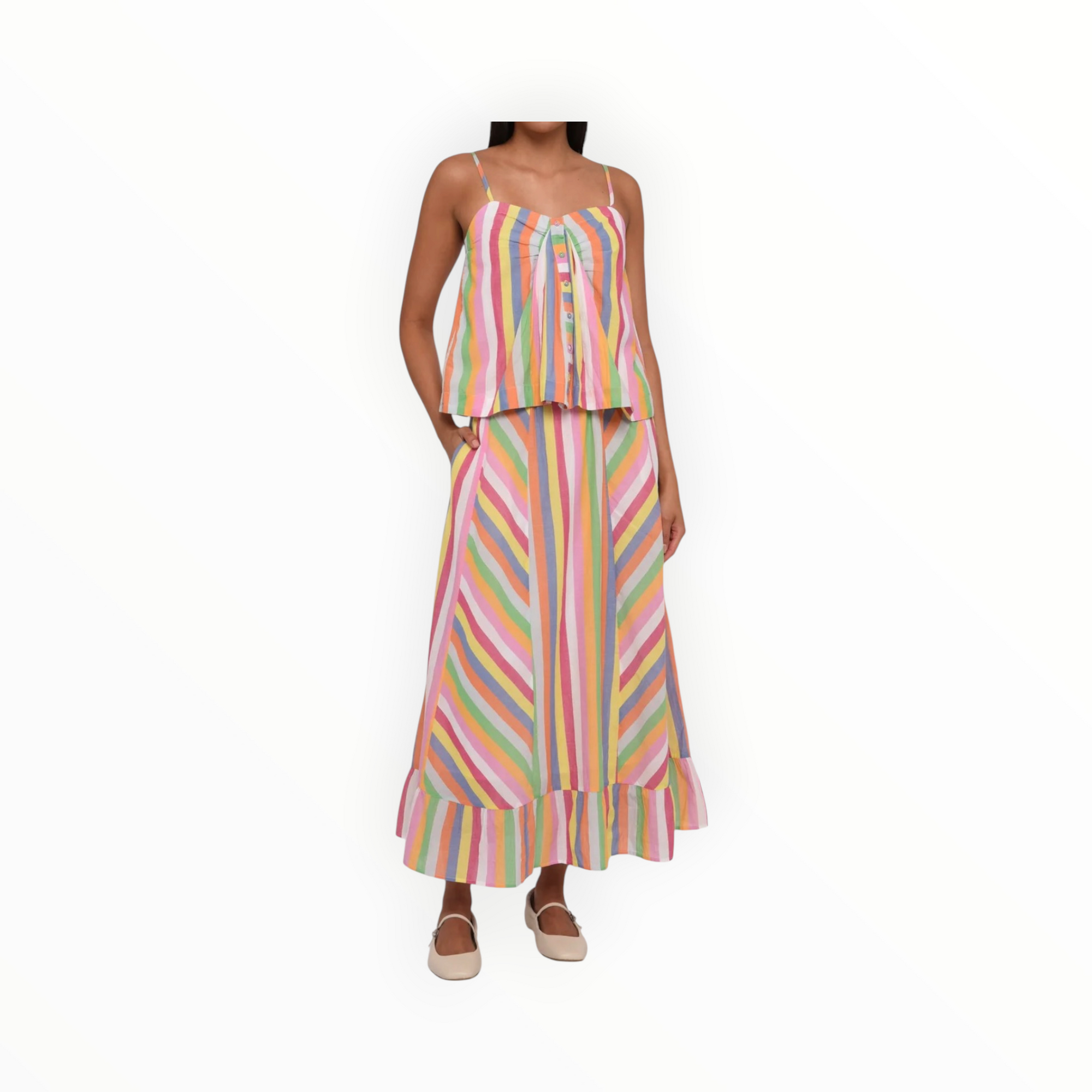 Love The Label Nova Top - Surya Stripe