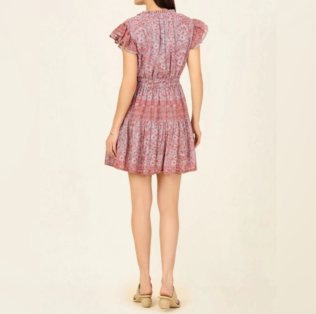 Omika Harlow Mini Dress - Priya Orchid