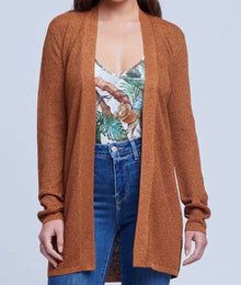 L’Agence Juni Tassel Belt Cardigan - Bronze
