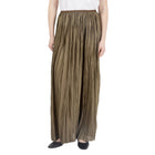 Roberto Collina Gonna Plisse Maxi Skirt - Militaire