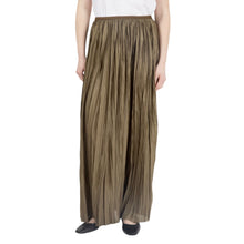 Roberto Collina Gonna Plisse Maxi Skirt - Militaire