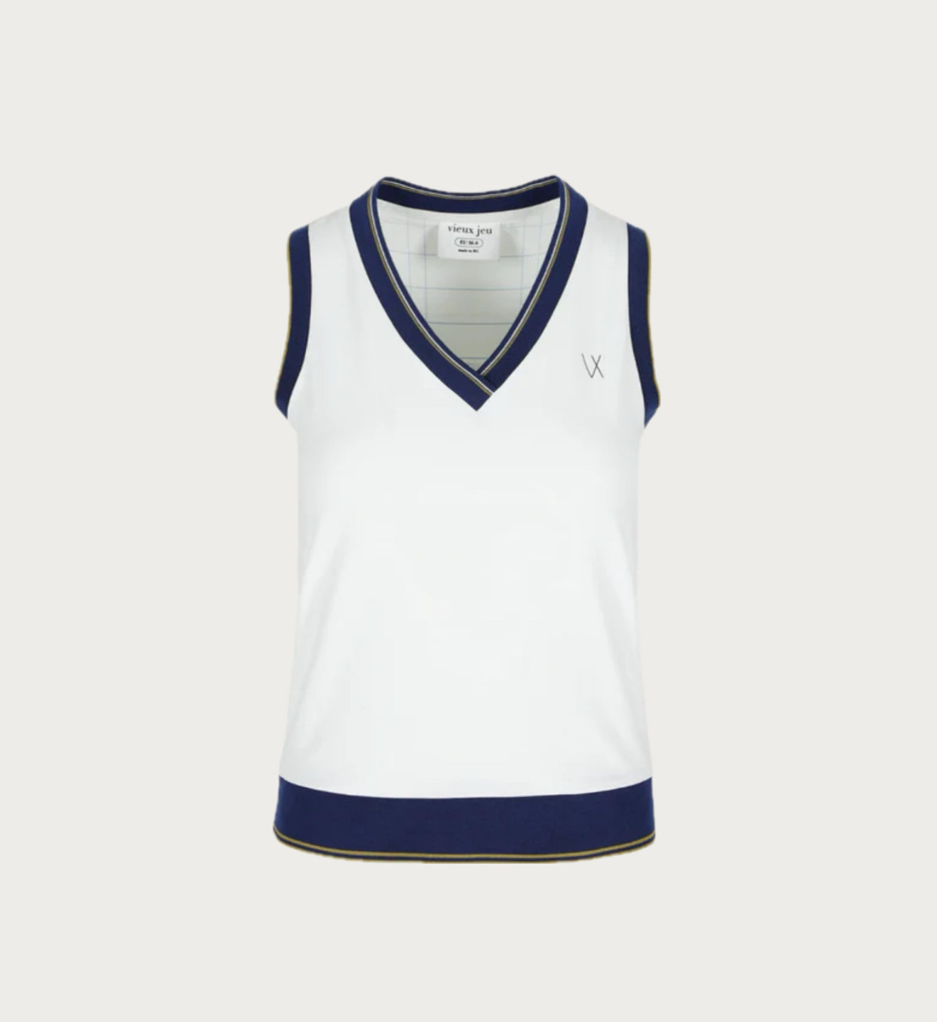 Vieux Jeu Emma Top - White