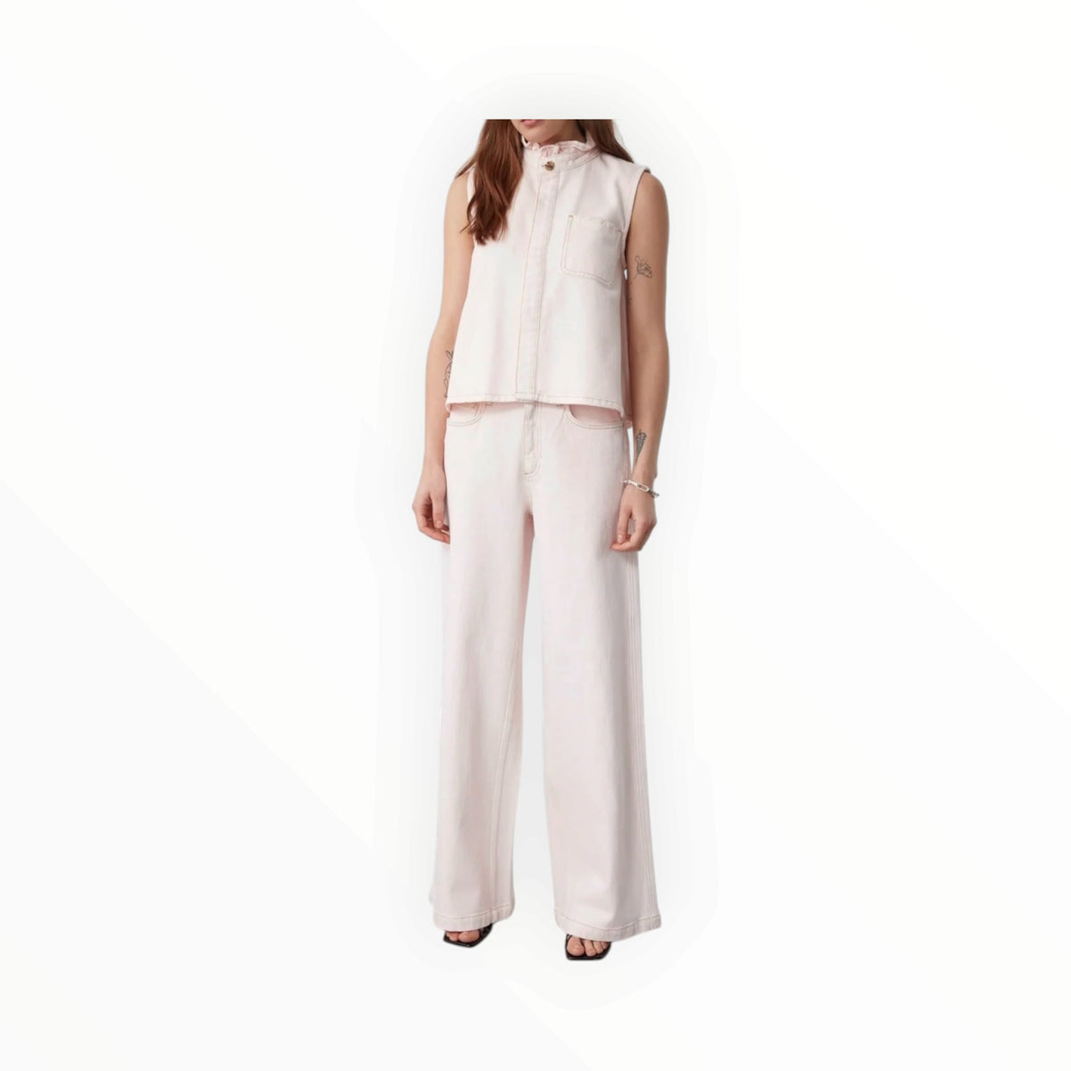 seventy + mochi Iris Vest - Blush