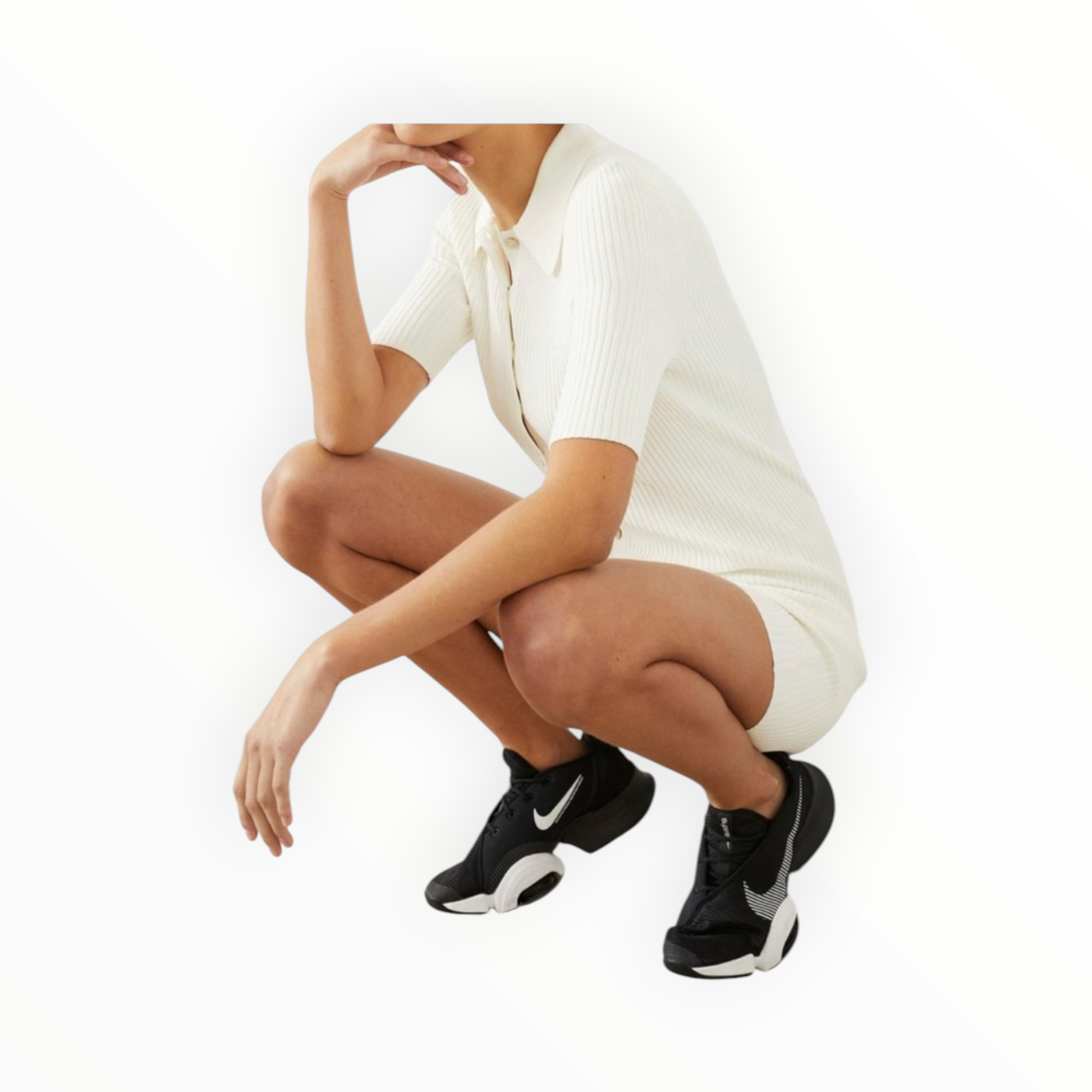 Le Ore Rimini Collared Playsuit - Pearl