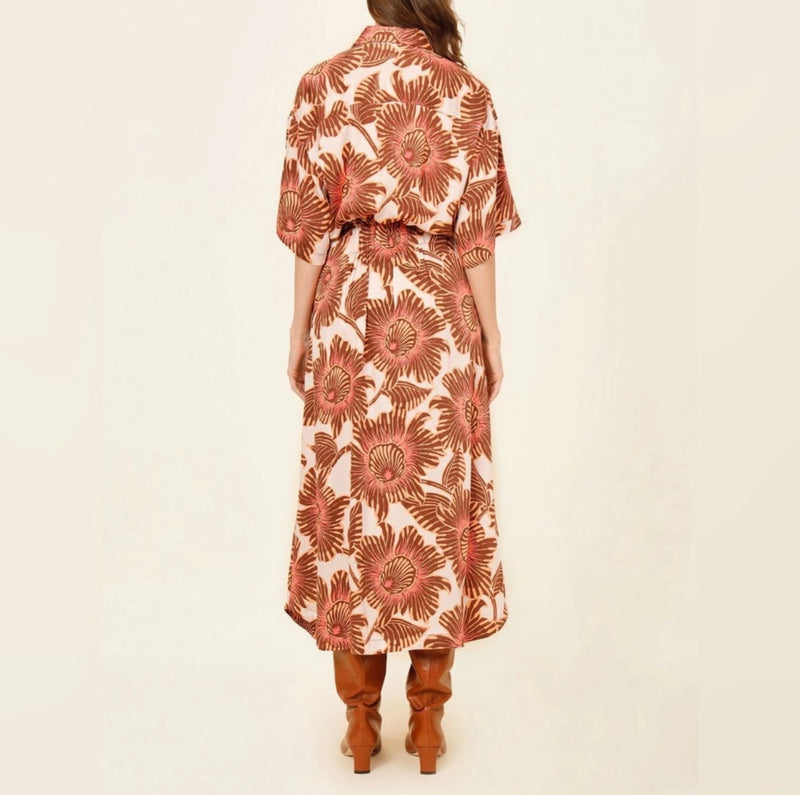 Omika Carla Midi Dress - Cemile Fig