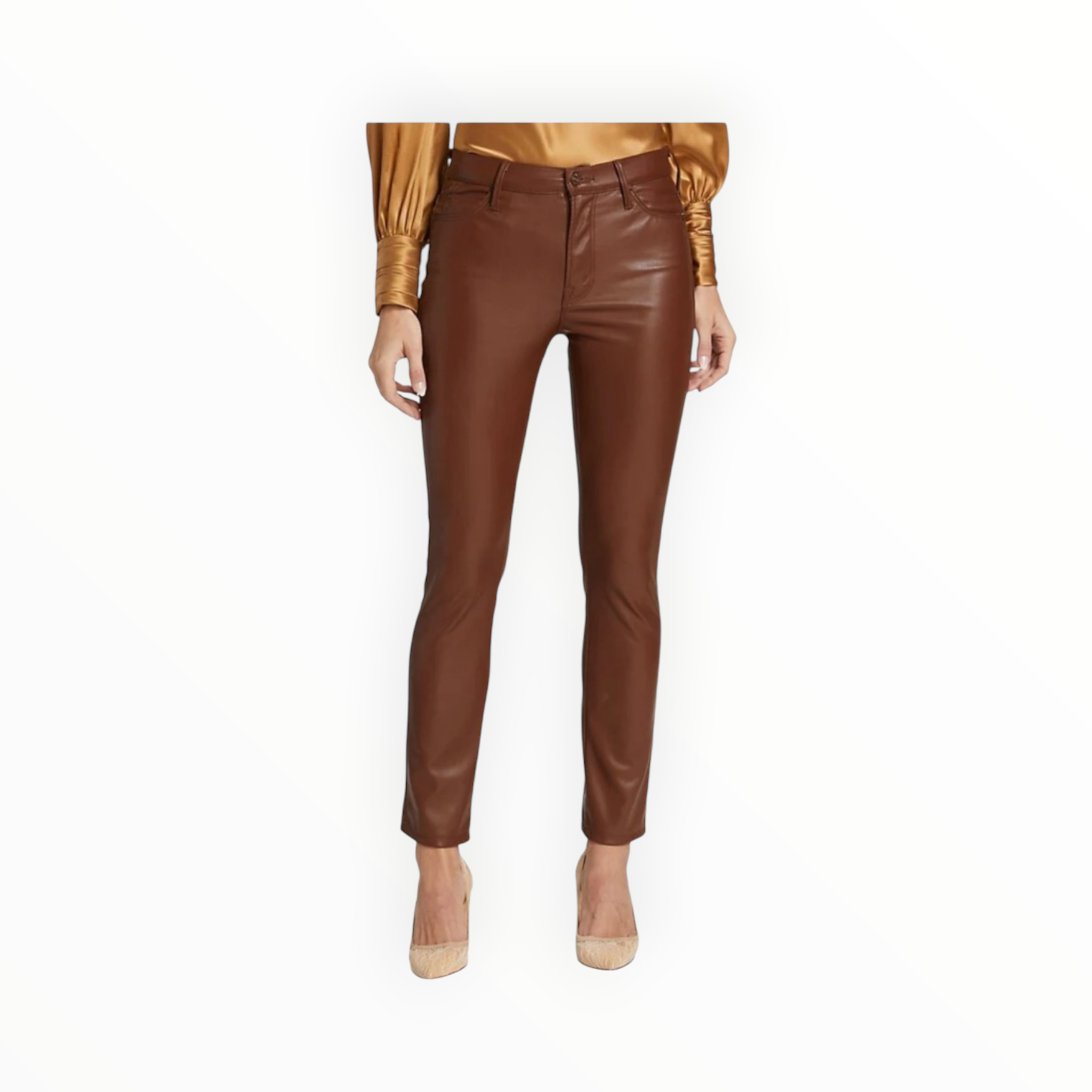 MOTHER The Mid Rise Dazzler Ankle - Friar Brown