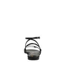 Sam Edelman Ellina Strappy Flat Sandal - Black Leather