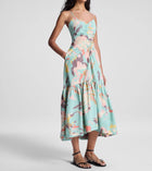 A.L.C. Lindsey Printed Midi Dress - Mint Multi