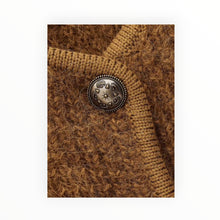ba&sh Harry Textured Knit Cardigan - Bronze