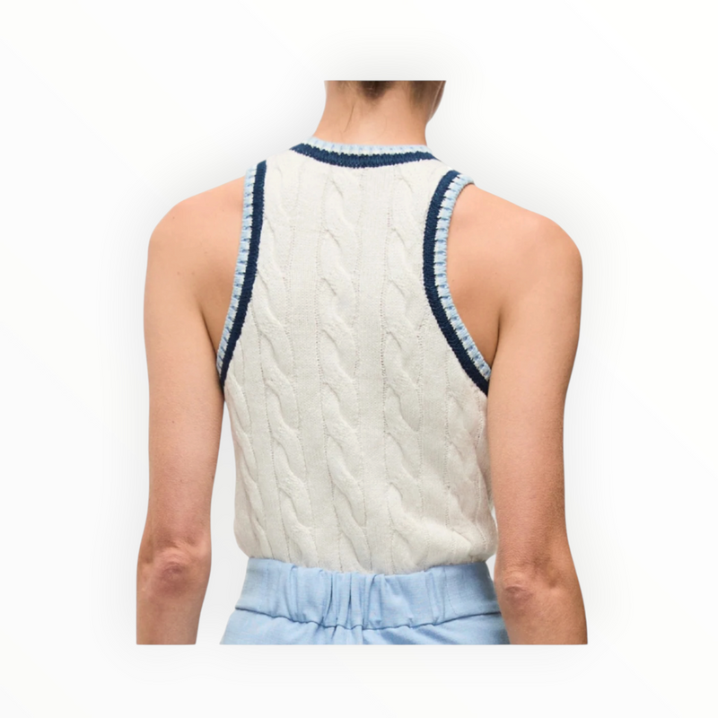 Veronica Beard Jerrell Knit Tank - Off White