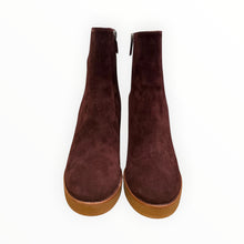 Lola Cruz Platform Ankle Boot - Burgundy
