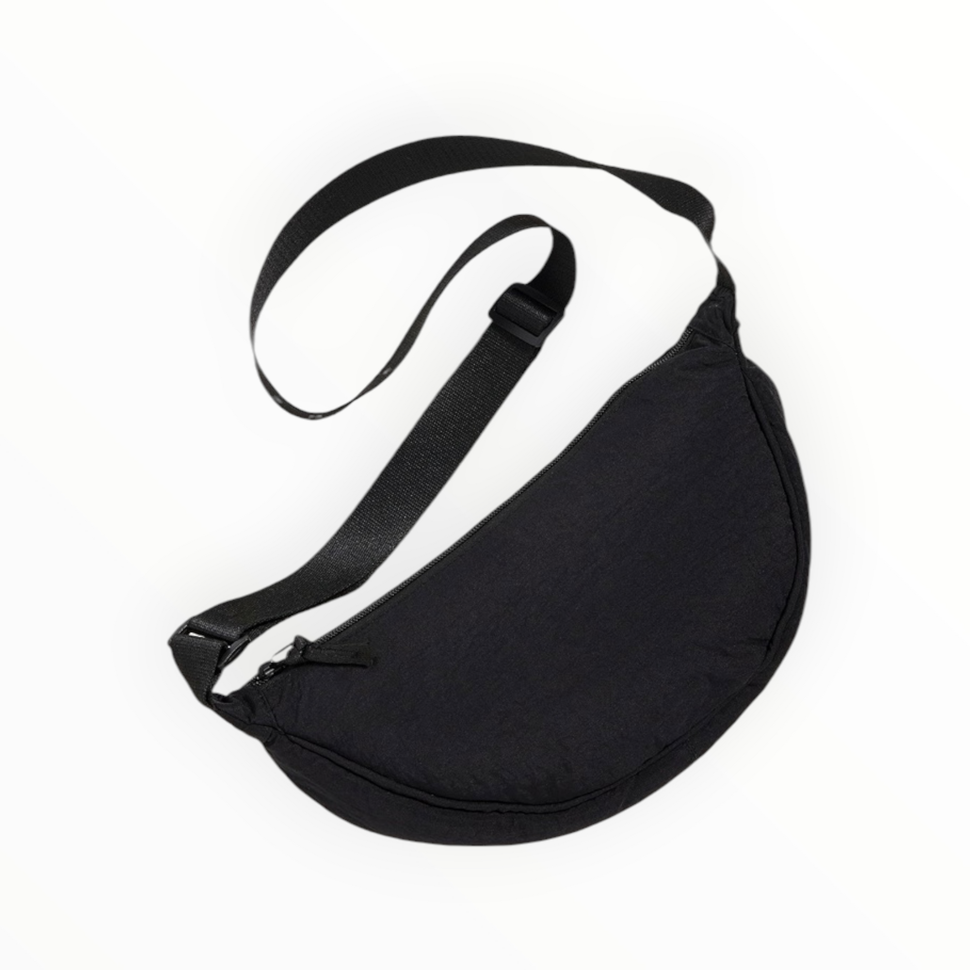 Hat Attack Nylon Crossbody Bag - Black